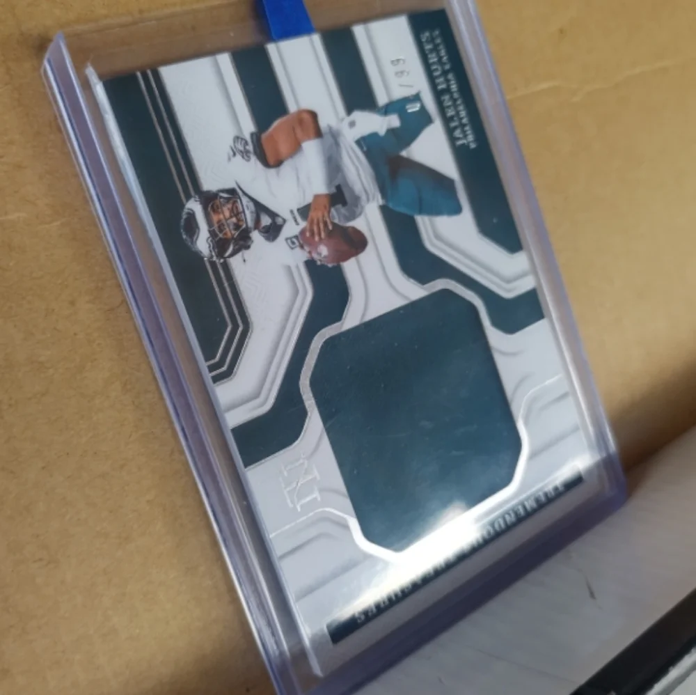 🏈🏆Jalen Hurts "Tremendous Treasures Green Patch - 04/99 Insert" Card🏆🏈 - Picture 5 of 5